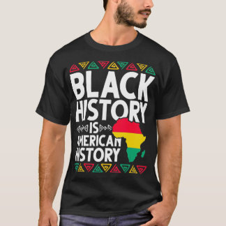 Zwarte geschiedenis: Amerikaanse geschiedenis BHM  T-shirt