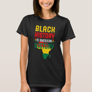Zwarte geschiedenis: Amerikaanse geschiedenis BLM T-shirt