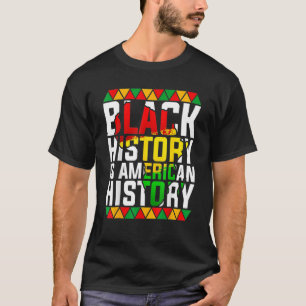 Zwarte geschiedenis: Amerikaanse geschiedenis zwar T-shirt
