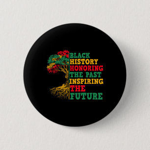 Zwarte Geschiedenis Boom Eert Het Verleden Inspire Ronde Button 5,7 Cm