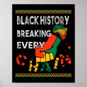 Zwarte Geschiedenis Die Elke Keten Doorbreekt Zwar Poster