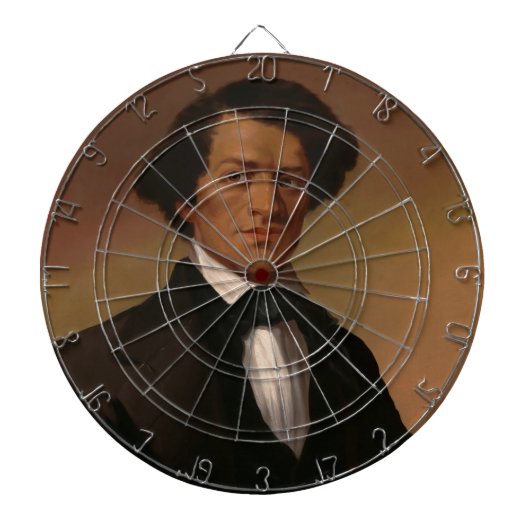 Zwarte Geschiedenis: Fred Douglass Burgerrechten 1 Dartbord (Voorkant)