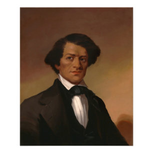 Zwarte Geschiedenis: Fred Douglass Burgerrechten 1 Foto Afdruk