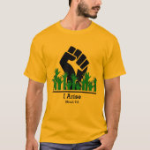 Zwarte geschiedenis - I ARISE - Gepersonaliseerde T-shirt (Voorkant)