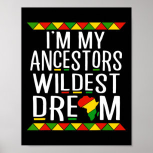 Zwarte geschiedenis Ik ben mijn voorouders Wildest Poster