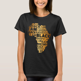 Zwarte Geschiedenis Ik Ben Zwart Elke Maand Afro-A T-shirt