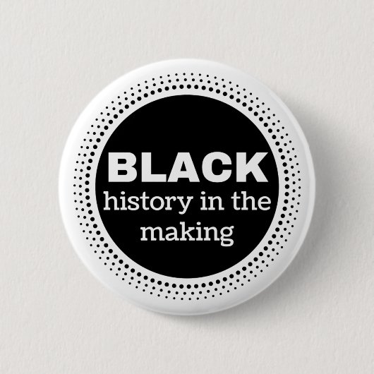 Zwarte geschiedenis in de Making Button (Voorkant)
