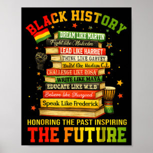Zwarte geschiedenis inspireert de toekomstige Afri Poster