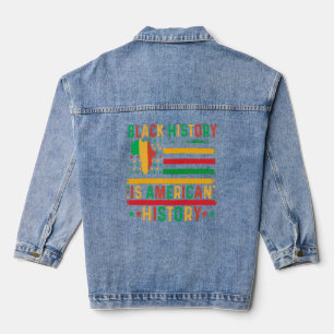 Zwarte geschiedenis is Amerikaanse geschiedenis 20 Denim Jacket