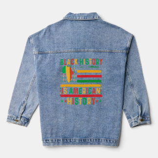 Zwarte geschiedenis is Amerikaanse geschiedenis 20 Denim Jacket