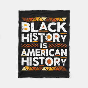 Zwarte Geschiedenis Is Amerikaanse Geschiedenis Af Fleece Deken