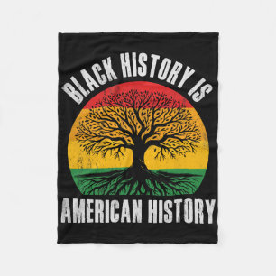 Zwarte Geschiedenis Is Amerikaanse Geschiedenis Bh Fleece Deken