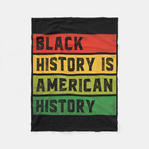 Zwarte Geschiedenis Is Amerikaanse Geschiedenis Bh Fleece Deken