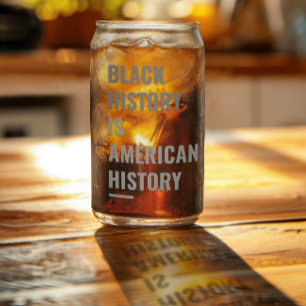 Zwarte geschiedenis is Amerikaanse geschiedenis - Blikvorm Glas