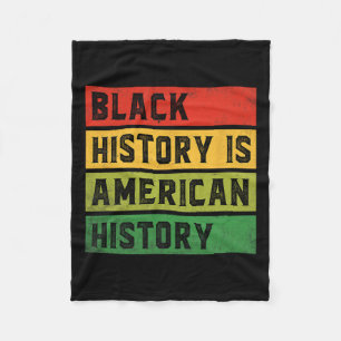 Zwarte geschiedenis is Amerikaanse geschiedenis do Fleece Deken