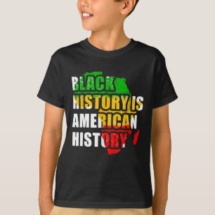 Zwarte geschiedenis is Amerikaanse geschiedenis zw T-shirt