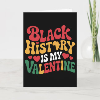 Zwarte Geschiedenis Is Mijn Valentijnsmaand Mannen Kaart