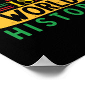 Zwarte geschiedenis is wereldgeschiedenis (3) poster (Hoek)