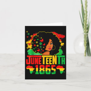 Zwarte Geschiedenis Juneteenth is Mijn Onafhankeli Kaart