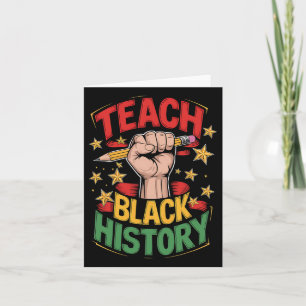 Zwarte Geschiedenis Leraar Shirts Zwarte Geschiede Kaart