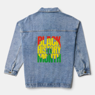 ZWARTE GESCHIEDENIS MAAND 2024 DENIM JACKET