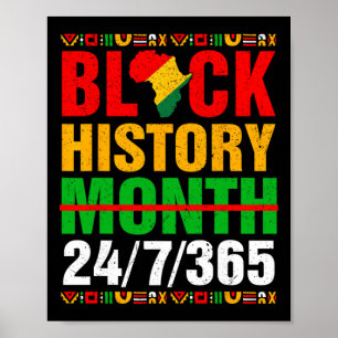 Zwarte Geschiedenis Maand 247365 Afro-Amerikaanse Poster