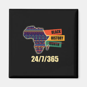 Zwarte Geschiedenis Maand 247365 T-shirt trots Afr Magneet