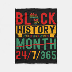 Zwarte Geschiedenis Maand 365 Één Maand Kan Onze H Fleece Deken