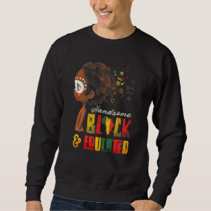 Zwarte geschiedenis Maand Afrikaanse afro Handsome Trui