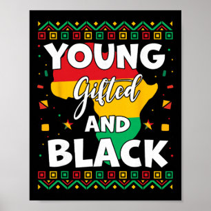 Zwarte Geschiedenis Maand Afrikaanse Kaarten Jong  Poster