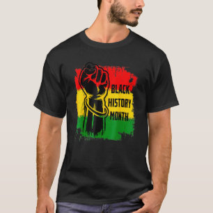 Zwarte Geschiedenis Maand Afrikaanse Pride Mannen T-shirt