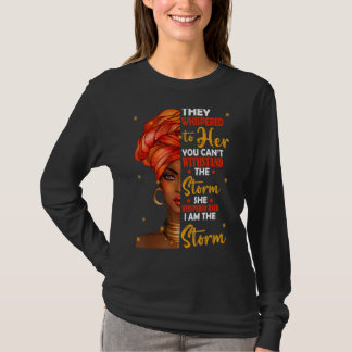 Zwarte Geschiedenis Maand Afrikaanse vrouw Afro ik T-shirt