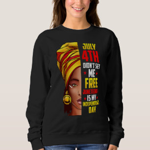 Zwarte Geschiedenis Maand Afrikaanse vrouw Afro ik Trui
