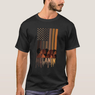 Zwarte Geschiedenis Maand Afrikaanse vrouwen, zwar T-shirt