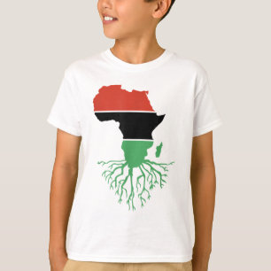 Zwarte geschiedenis Maand Afrikaanse wortels Empow T-shirt