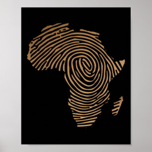 Zwarte Geschiedenis Maand Afro-Amerikaans Poster