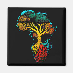 Zwarte Geschiedenis Maand Afro-Amerikaanse Vooroud Magneet
