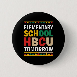 Zwarte Geschiedenis Maand Basisschool Hbcu Morgen Ronde Button 5,7 Cm
