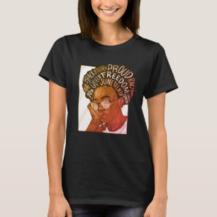 Zwarte Geschiedenis Maand Citaten - Melanine Vrouw T-shirt