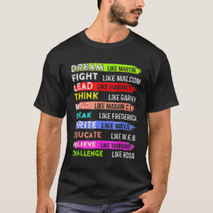 Zwarte Geschiedenis Maand Droom Als Martin Afrikaa T-shirt