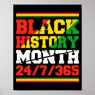 Zwarte Geschiedenis Maand Één Maand Kan Onze Gesch Poster