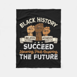 Zwarte Geschiedenis Maand Eert Verleden Inspireert Fleece Deken