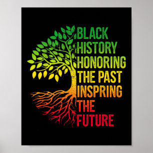 Zwarte Geschiedenis Maand Eert Verleden Inspireert Poster