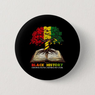 Zwarte Geschiedenis Maand Eert Verleden Inspireert Ronde Button 5,7 Cm