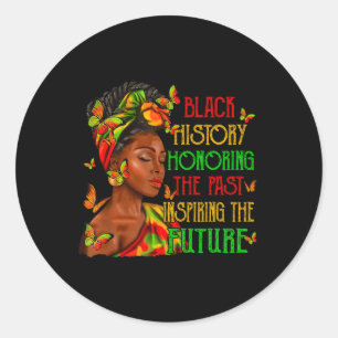 Zwarte Geschiedenis Maand Eert Verleden Inspireert Ronde Sticker