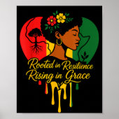 Zwarte geschiedenis maand erfgoed Afro-Amerikaans Poster (Voorkant)