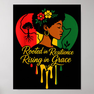 Zwarte geschiedenis maand erfgoed Afro-Amerikaans Poster