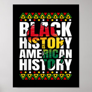 Zwarte geschiedenis maand Erfgoed Cultuur Afro-Ame Poster