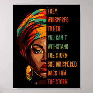 Zwarte geschiedenis maand Erfgoed Cultuur Afro-Ame Poster