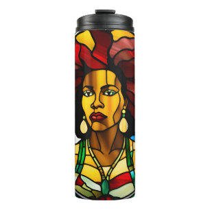 Zwarte geschiedenis maand februari Melanin Sista B Thermosbeker